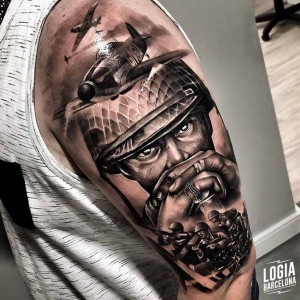 tatuaje_brazo_militares_us_army_logia_barcelona_douglas_prudente 